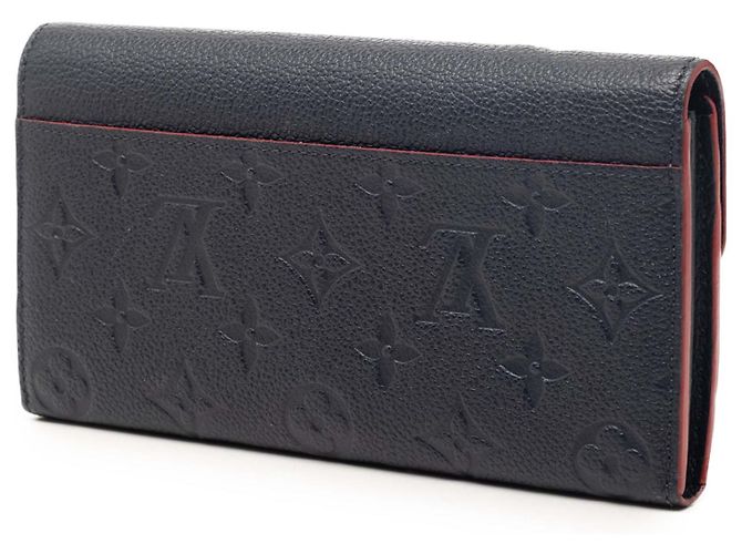 Louis Vuitton Blue Monogram Empreinte Sarah Wallet Navy blue - view 2