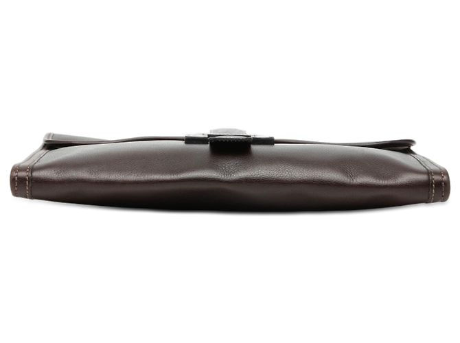 Clutch Jige PM in Evergrain marrone di Hermès Marrone scuro - vista 3