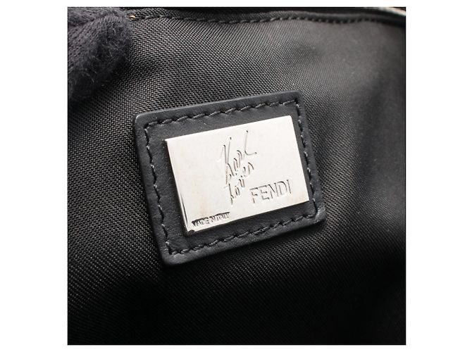 Fendi Black Karlito Nylon Backpack - view 4