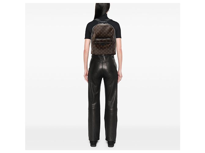 Louis Vuitton Marrone Monogramma Macassar Josh - vista 7