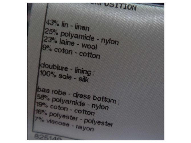 Incrível vestido de passarela Chanel Multicor - vista 5