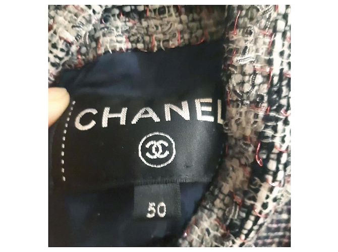 Incrível vestido de passarela Chanel Multicor - vista 6