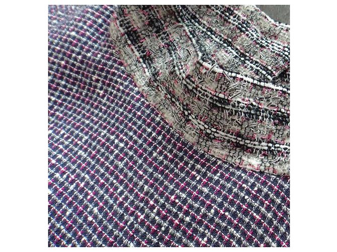 Incrível vestido de passarela Chanel Multicor - vista 7