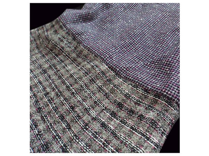 Incrível vestido de passarela Chanel Multicor - vista 8