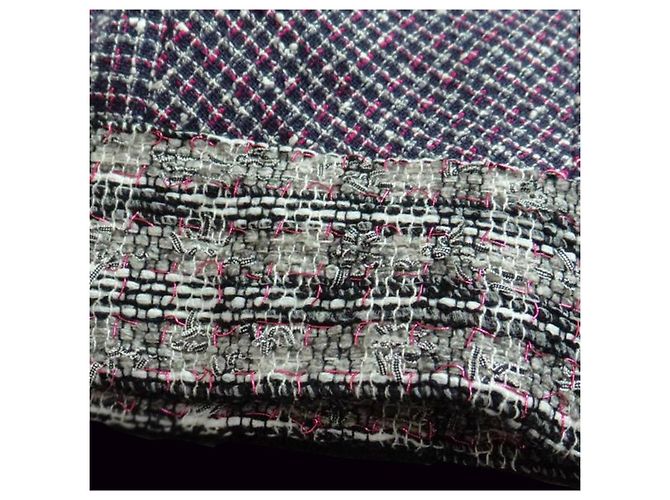 Incrível vestido de passarela Chanel Multicor - vista 9