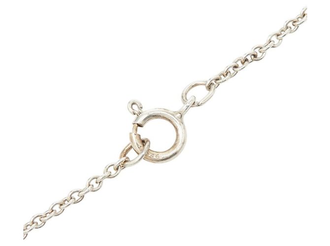 Kette mit Anhänger im Blattmotiv von Tiffany & Co. Silber Golden - Ansicht 6
