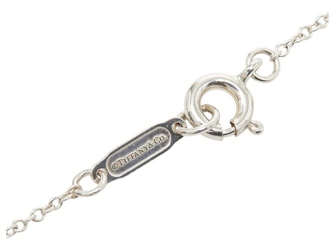 Collana pendente a catena Tag Doppio Cuore di Tiffany & Co. Argento Verde chiaro - vista 6