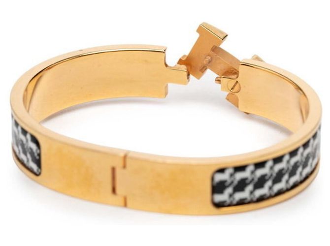 Bracciale Click H PM di Hermès Multicolore D'oro - vista 4