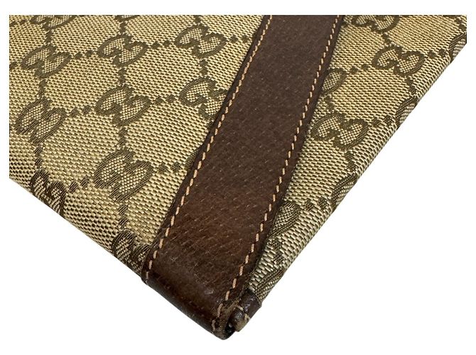 Bolsito Old Gucci Letter Castaño - vista 4