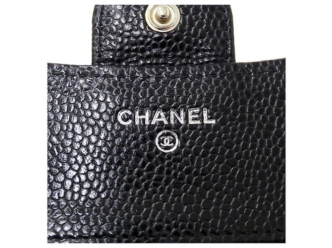 Portafoglio bi-fold classico matelassé per donne Chanel Nero - vista 5