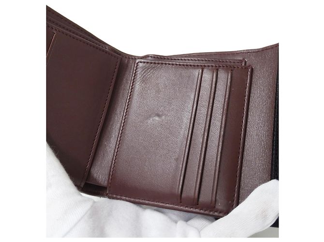Portafoglio bi-fold classico matelassé per donne Chanel Nero - vista 9