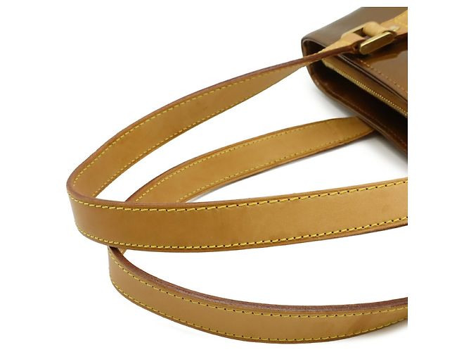 Borsa Tote Houston in Monogram Vernis di Louis Vuitton Bronzo - vista 5