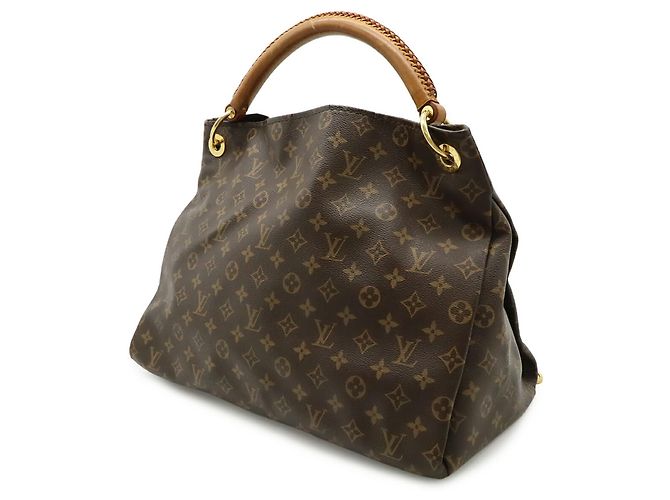 Borsa Tote Artsy MM Monogram Louis Vuitton Marrone - vista 3