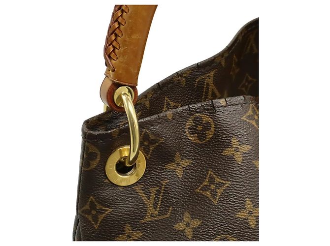 Borsa Tote Artsy MM Monogram Louis Vuitton Marrone - vista 8