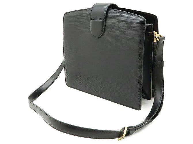 Borsa a Spalla Capucines Epi Louis Vuitton Nero - vista 3