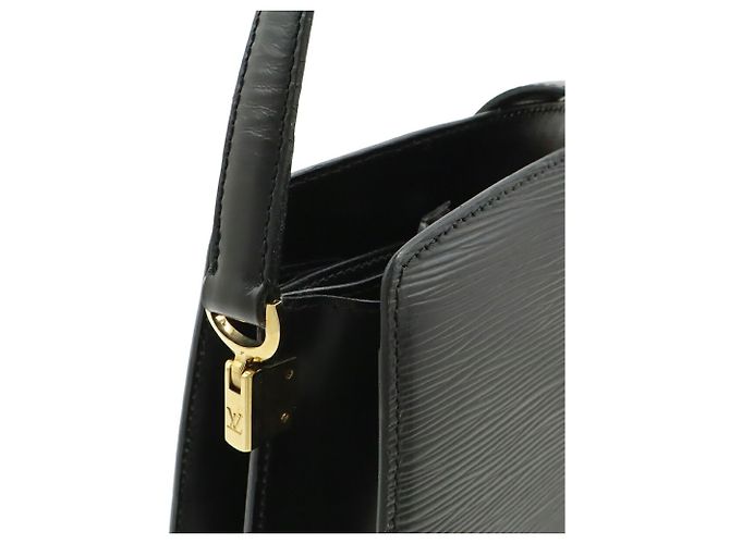 Borsa a Spalla Capucines Epi Louis Vuitton Nero - vista 5