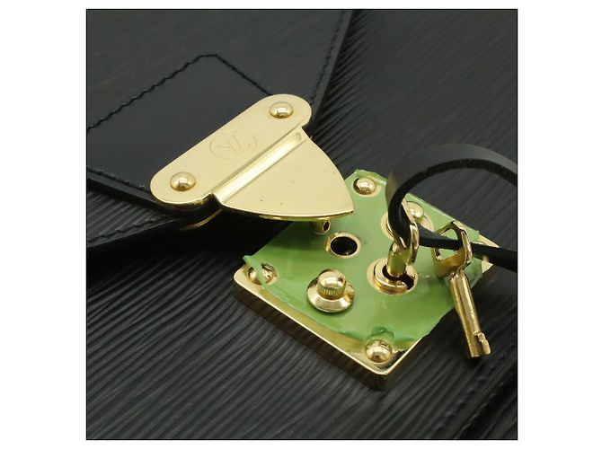 Borsa Monceau Epi Louis Vuitton Nero - vista 10