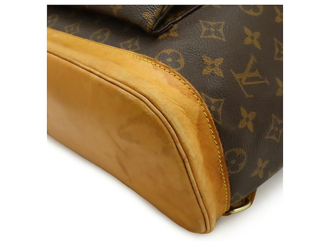 Zaino Montsouris GM Monogramma Louis Vuitton Marrone - vista 4