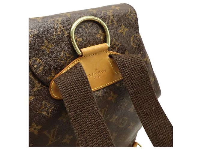 Zaino Montsouris GM Monogramma Louis Vuitton Marrone - vista 5
