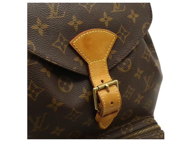 Zaino Montsouris GM Monogramma Louis Vuitton Marrone - vista 7