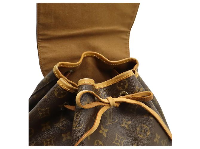 Zaino Montsouris GM Monogramma Louis Vuitton Marrone - vista 8