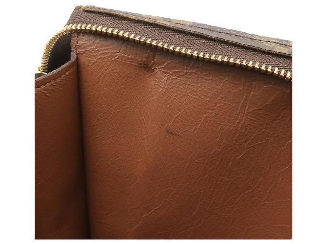 Borsa Louis Vuitton Monogram Pochette Toilette 26 Marrone - vista 9