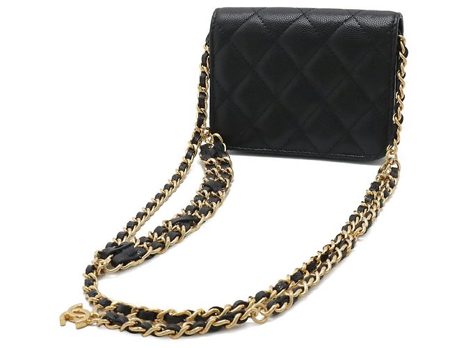 Belt Bag Chanel Matelassé Coco Mark Nero - vista 3
