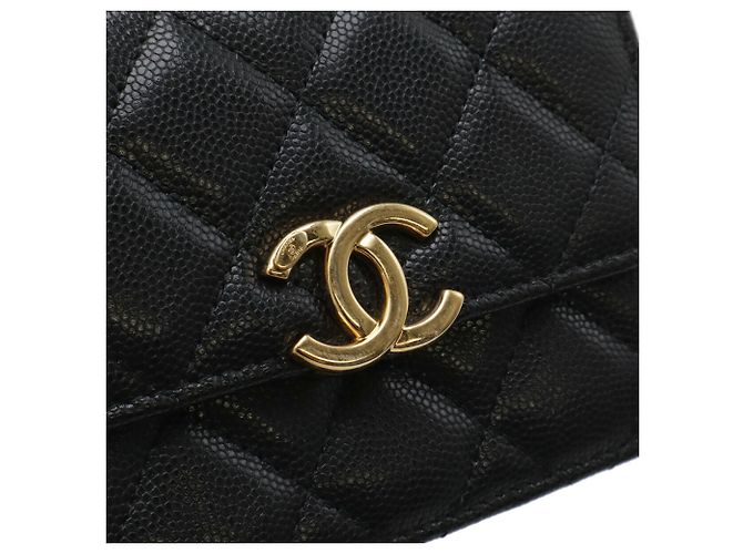 Belt Bag Chanel Matelassé Coco Mark Nero - vista 5