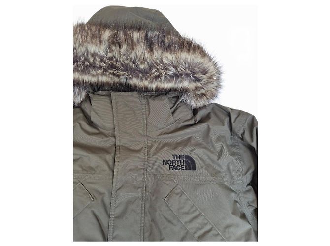 Parka The North Face "New Peak Parka" kaki - vue 3