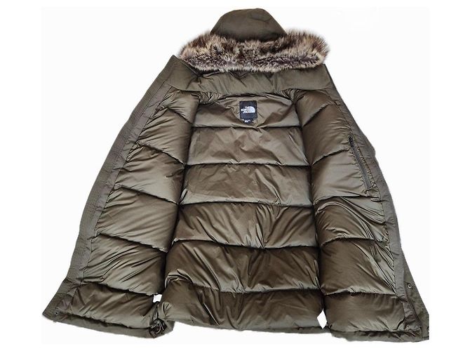 Parka The North Face "New Peak Parka" kaki - vue 5