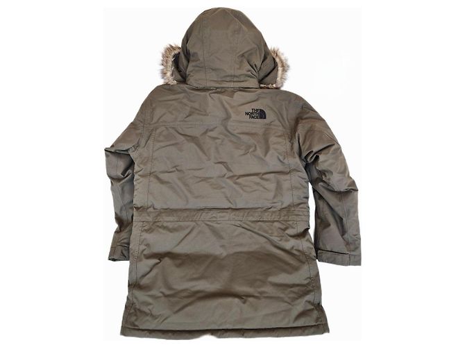 Parka The North Face "New Peak Parka" kaki - vue 8