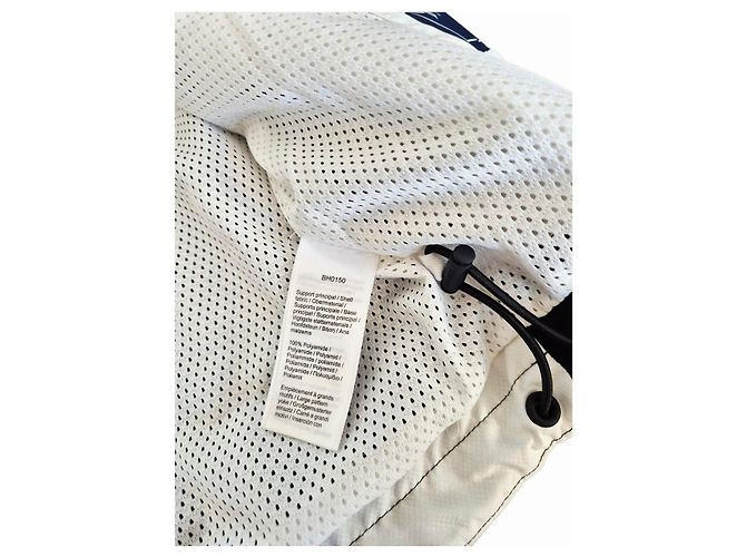 Giacca con cappuccio Lacoste color block Nero Bianco Blu - vista 7