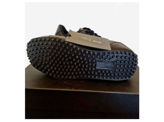 Sneakers neri in pelle Versace Jeans Couture Nero - vista 6