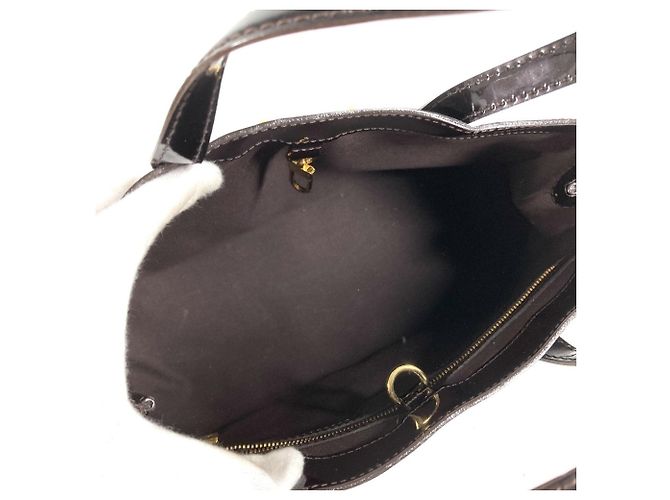 Borsa Tote Louis Vuitton Monogram Vernis Wilshire PM Porpora - vista 10