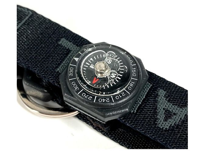 Bracciale in tela nera Chanel Nero - vista 4