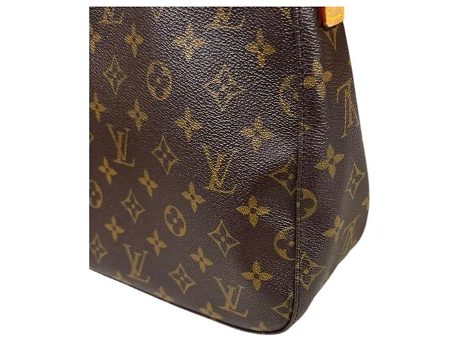 Borsa a Spalla Looping MM Monogramma Louis Vuitton Marrone - vista 10