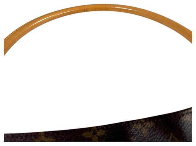 Borsa a Spalla Looping MM Monogramma Louis Vuitton Marrone - vista 13