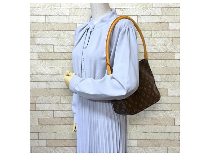 Borsa a Spalla Looping MM Monogramma Louis Vuitton Marrone - vista 2