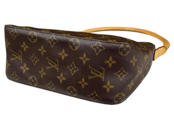Borsa a Spalla Looping MM Monogramma Louis Vuitton Marrone - vista 5