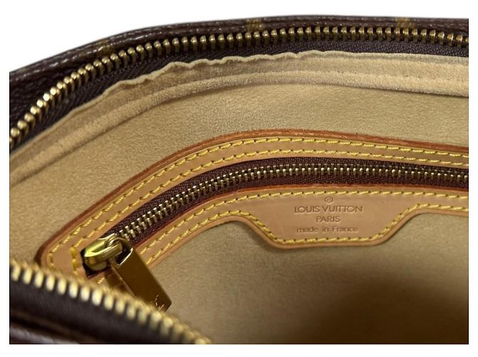 Borsa a Spalla Looping MM Monogramma Louis Vuitton Marrone - vista 7