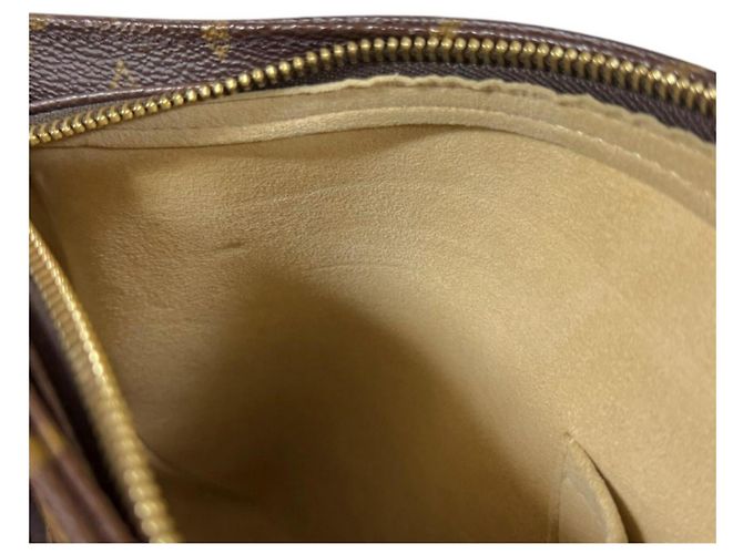 Borsa a Spalla Looping MM Monogramma Louis Vuitton Marrone - vista 8