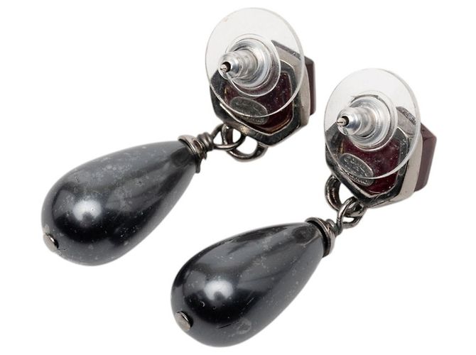 Orecchini a goccia Coco Mark di Chanel Argento - vista 2