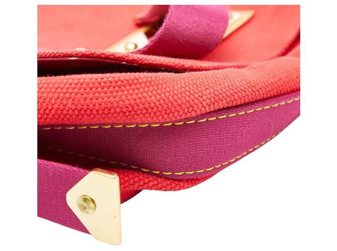 Bolsa transversal Louis Vuitton Antigua Busas PM Vermelho - vista 4