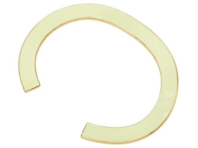 Bracciale a manica curva Bottega Veneta Argento D'oro Verde - vista 2
