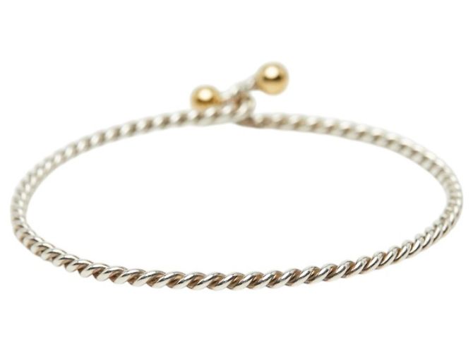 Bracciale a bangle doppio con torsione Tiffany & Co. Argento D'oro - vista 3