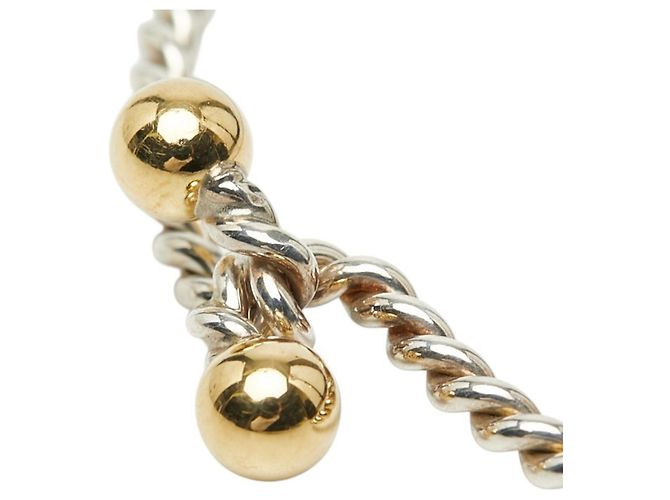Bracciale a bangle doppio con torsione Tiffany & Co. Argento D'oro - vista 4