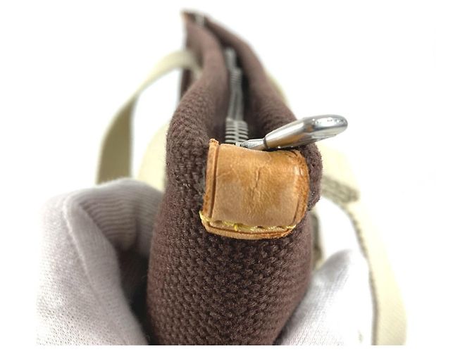 Borsa Louis Vuitton Antigua Cabas MM Marrone - vista 13