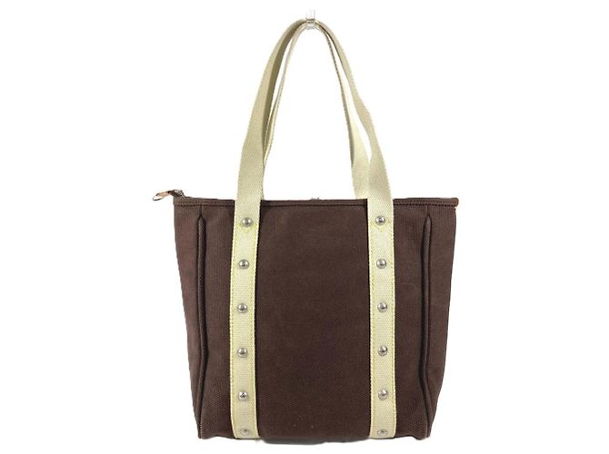 Borsa Louis Vuitton Antigua Cabas MM Marrone - vista 2