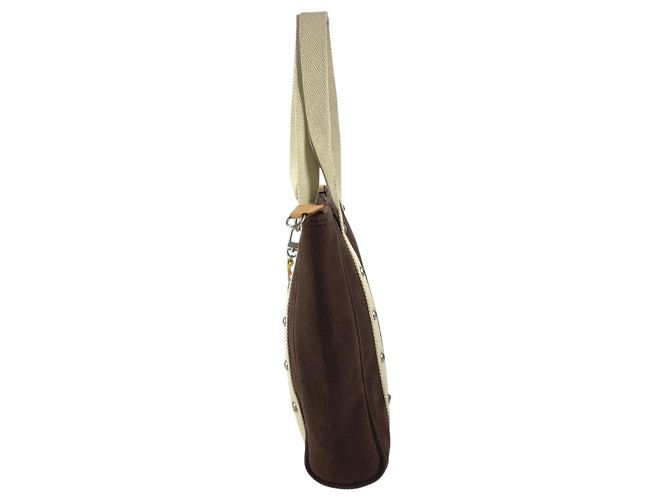 Borsa Louis Vuitton Antigua Cabas MM Marrone - vista 4