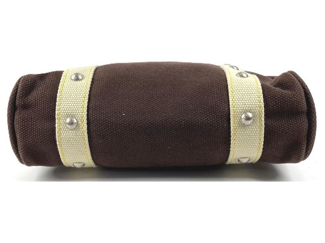 Borsa Louis Vuitton Antigua Cabas MM Marrone - vista 5